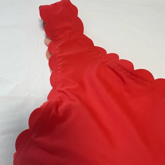 J CREW Scalloped one-shoulder one-piece swimsuit size XL. - Picture 9 of 15